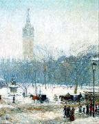 Snowstorm, Madison Square Childe Hassam